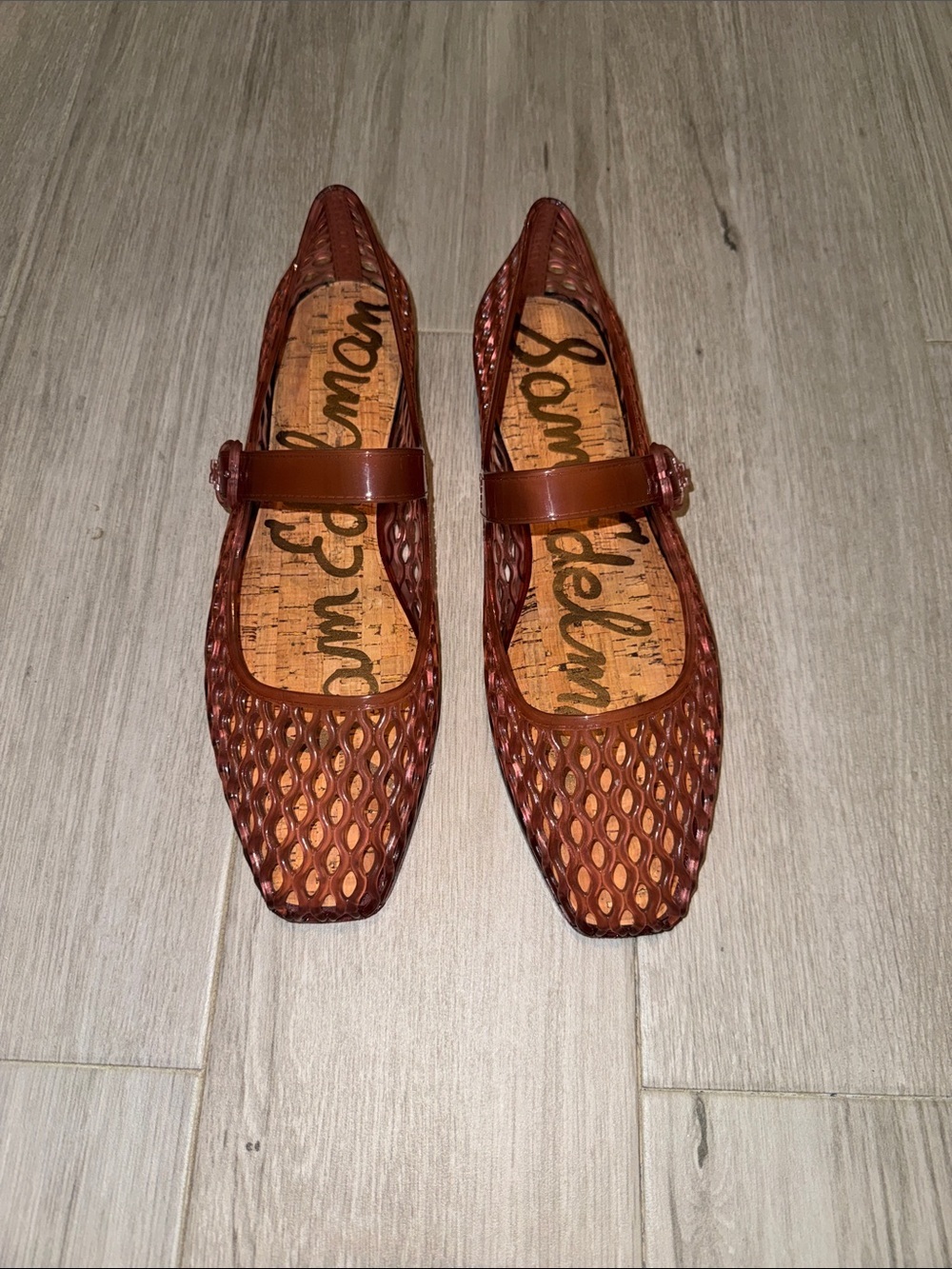 Sam Edelman Mesh Jelly Mary Jane Flats - Picture 2 of 6